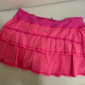 Pink Lululemon tennis/golf skirt